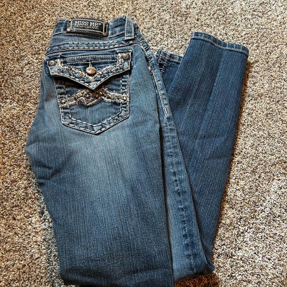 Miss Me Women's Dark Blue Boot Cut Jeans